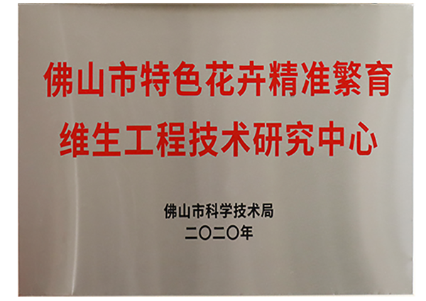 佛山市特色花卉精准繁育猫咪成人网站工程技术研究中心